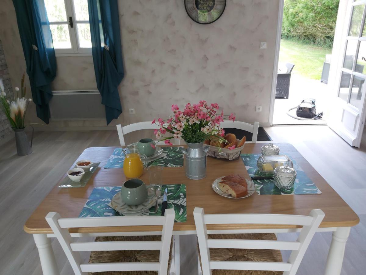 Le Bonheur Des Plumes Bed & Breakfast Montmartin-en-Graignes ภายนอก รูปภาพ